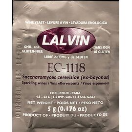 Дрожжи LALVIN EC-1118, 5 г